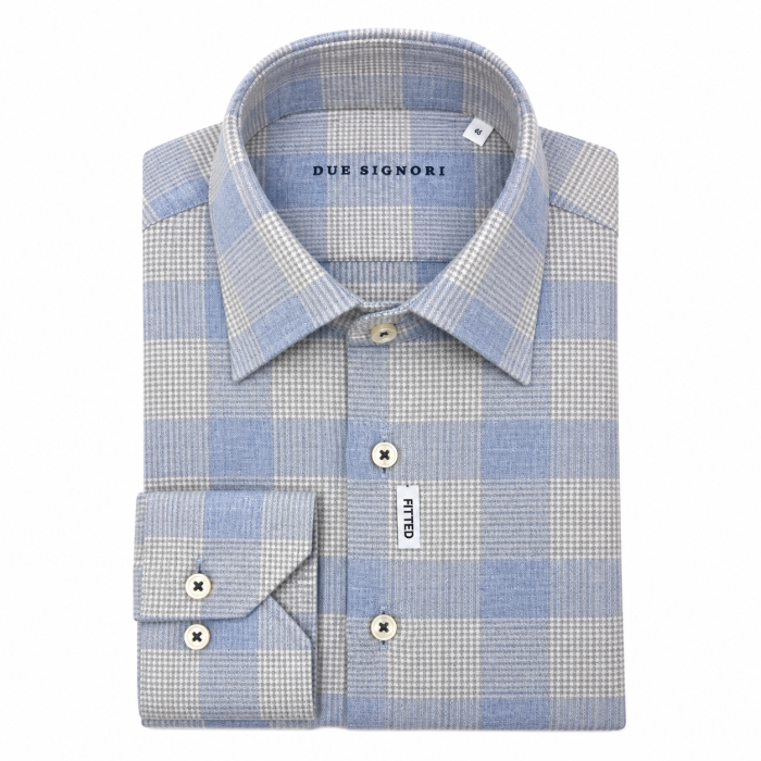 Limited Edition - Due Signori - 4117 check shirt | Skjorte Navy