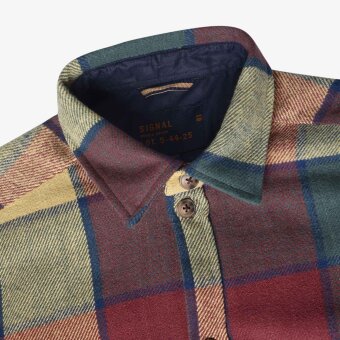Signal - Signal - Jeppe check shirt | Overshirt Rusty Red Check