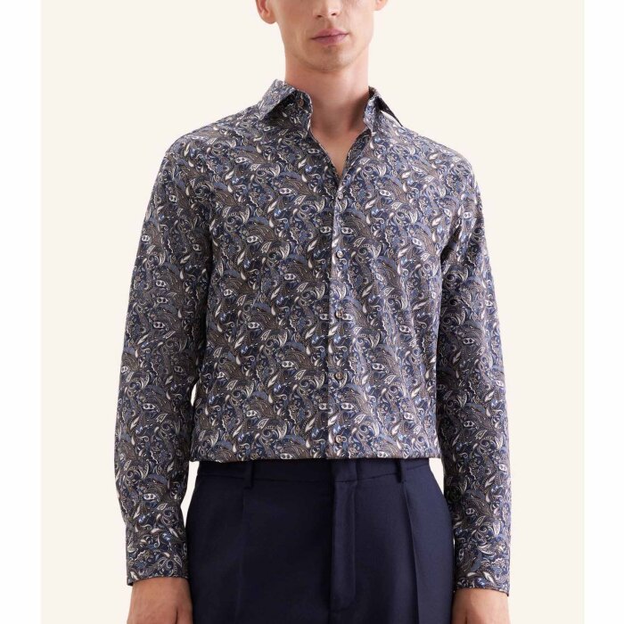 Seidensticker - Seidensticker - 822003 24 | Regular fit Skjorte Brown