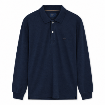 Signal - Signal - Niels polo LS | Polo T-shirt Deep Marine