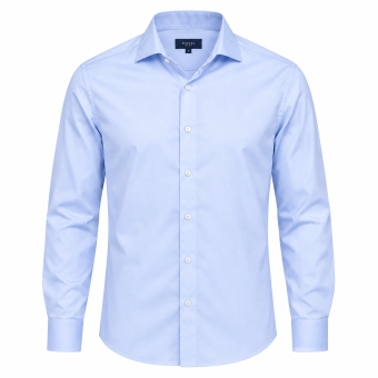 Limited Edition - Due Signore - DS4009 | Fitted Fit Skjorte Light Blue
