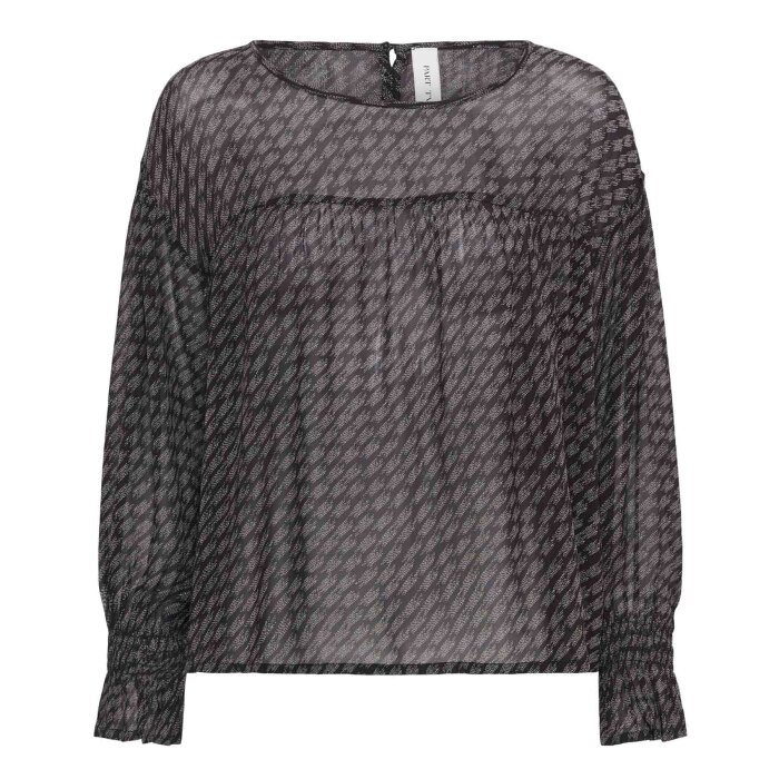 Part Two - PART TWO - DARBYPW | BLUSE BLACK SCRATCH PRINT