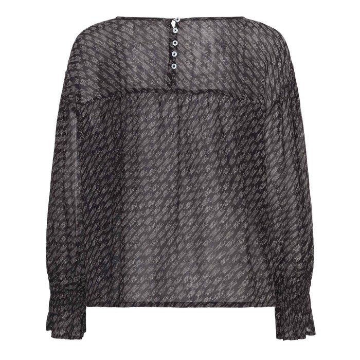Part Two - PART TWO - DARBYPW | BLUSE BLACK SCRATCH PRINT