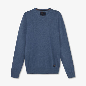 Signal - Signal - VernSI V-Neck | Strik Blue Fin Mel