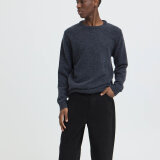 Solid - Solid - Dyllon sweater | Strik Insignia Blue Solid - Solid - Dyllon sweater | Strik Insignia Blue