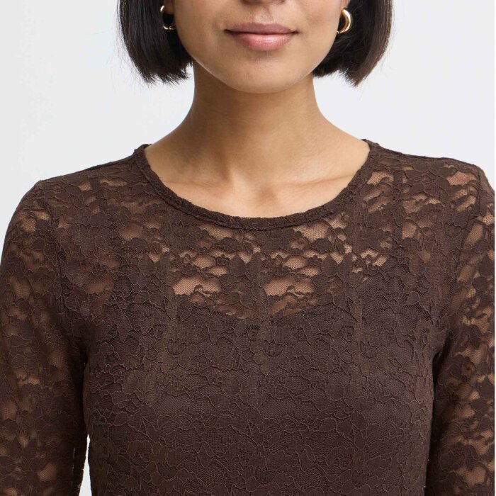 FRANSA - FRANSA - FRDETALA | T-SHIRT HOT FUDGE