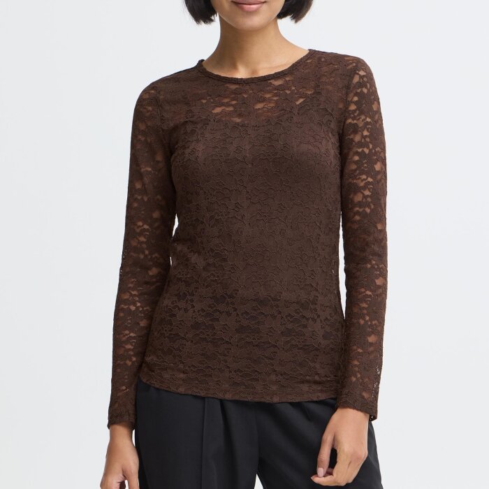 FRANSA - FRANSA - FRDETALA | T-SHIRT HOT FUDGE