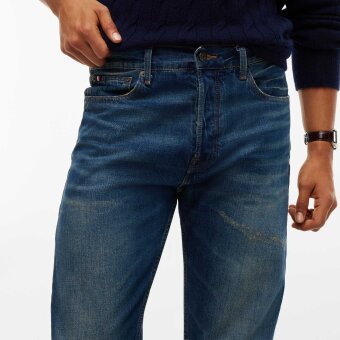 Tommy Hilfiger  - Tommy Hilfiger - Dover regular straight | Jeans Sebas Indigo