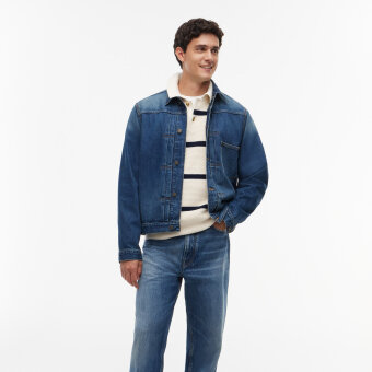 Tommy Hilfiger  - Tommy Hilfiger - Waffle structure rugby | Strik Ivory Petal