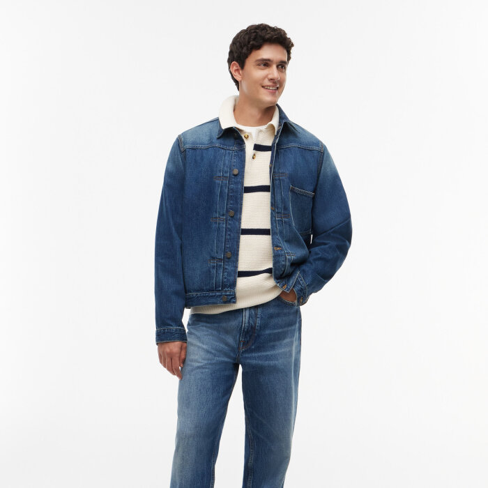 Tommy Hilfiger  - Tommy Hilfiger - Waffle structure rugby | Strik Ivory Petal