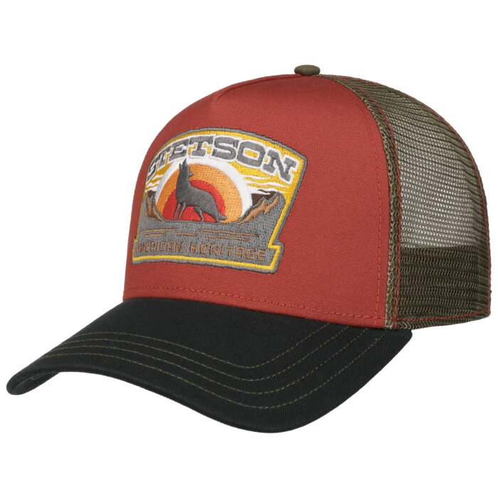 STETSON - Stetson - Trucker cap wolf | Kasket Green