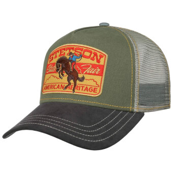 STETSON - Stetson - Trucker cap state fair | Kasket Grey Antracite
