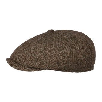 STETSON - Stetson - Hatteras herringbone | Kasket Olive