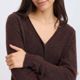FRANSA - FRANSA - FRFIA CAR 1 | CARDIGAN HOT FUDGE FRANSA - FRANSA - FRFIA CAR 1 | CARDIGAN HOT FUDGE