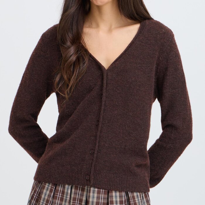 FRANSA - FRANSA - FRFIA CAR 1 | CARDIGAN HOT FUDGE