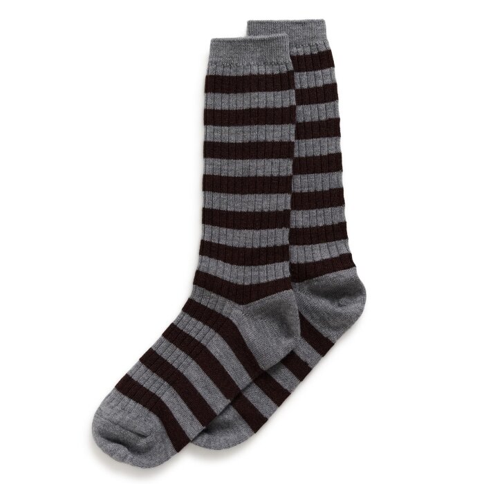 Part Two - PART TWO - DORINPW | SOCKS GREY STRIPE