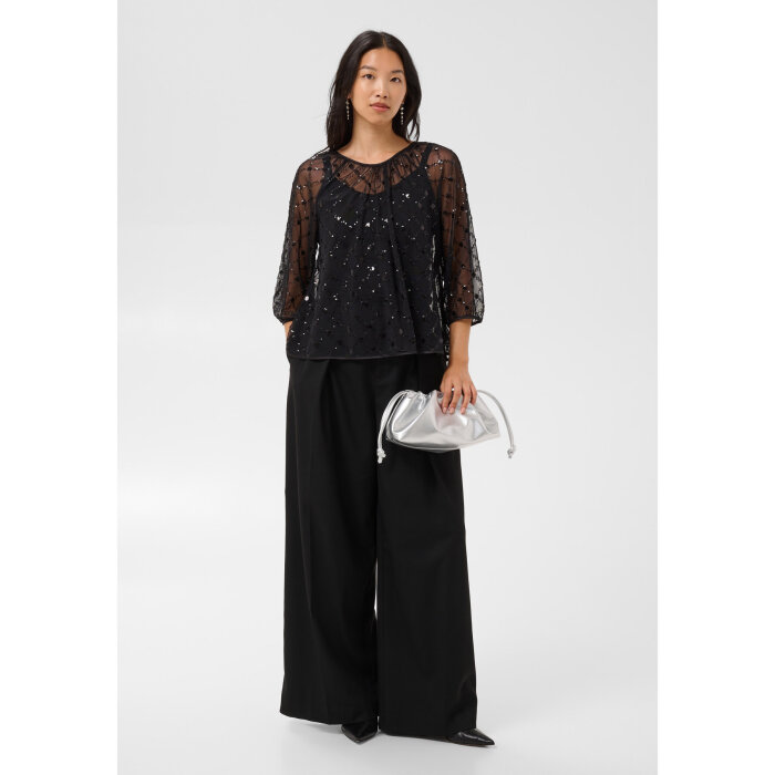 Part Two - PART TWO - DIMKAPW |  BLUSE BLACK PLACED SEQUINS
