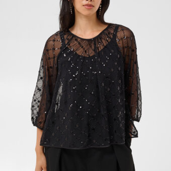 Part Two - PART TWO - DIMKAPW | BLUSE BLACK PLACED SEQUINS Part Two - PART TWO - DIMKAPW | BLUSE BLACK PLACED SEQUINS