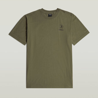 G-Star - G-Star - Logo regular tee | T-shirt Dark Khaki