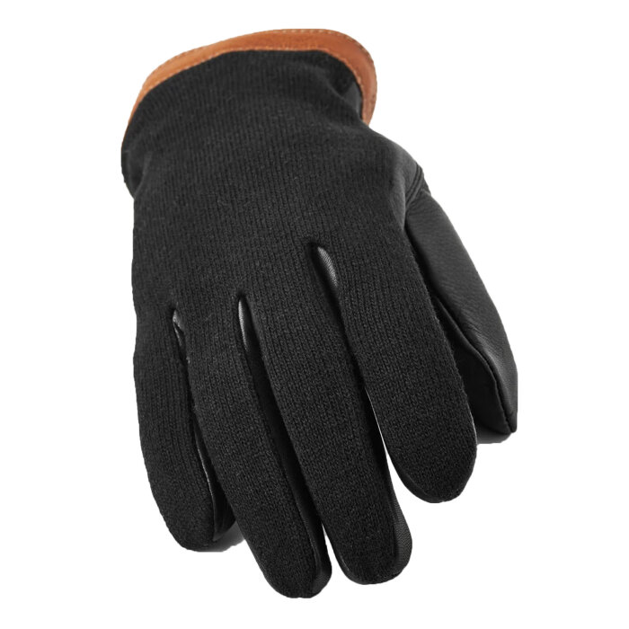 Hestra - Hestra - Deerskin wool tricot | Handsker Black Black