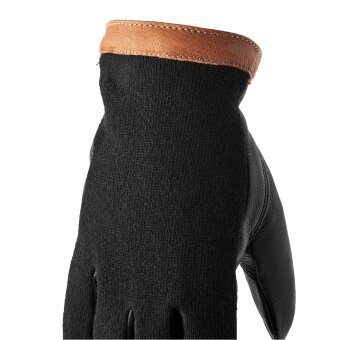 Hestra - Hestra - Deerskin wool tricot | Handsker Black Black