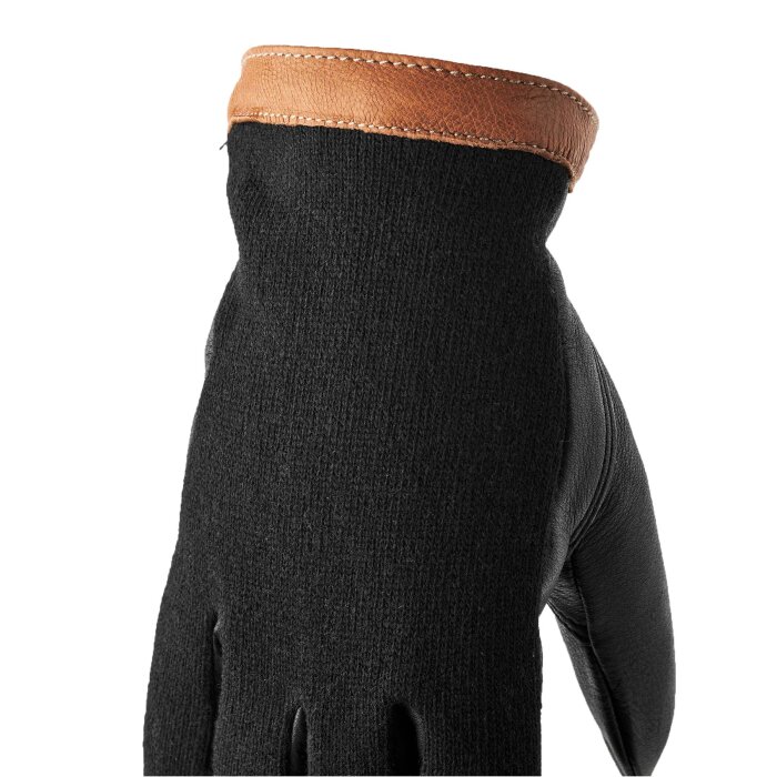 Hestra - Hestra - Deerskin wool tricot | Handsker Black Black
