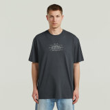 G-Star - G-Star - Multi text relaxed tee | T-shirt India Ink G-Star - G-Star - Multi text relaxed tee | T-shirt India Ink