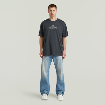 G-Star - G-Star - Multi text relaxed tee | T-shirt India Ink