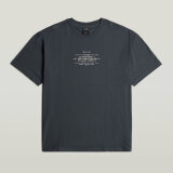 G-Star - G-Star - Multi text relaxed tee | T-shirt India Ink G-Star - G-Star - Multi text relaxed tee | T-shirt India Ink