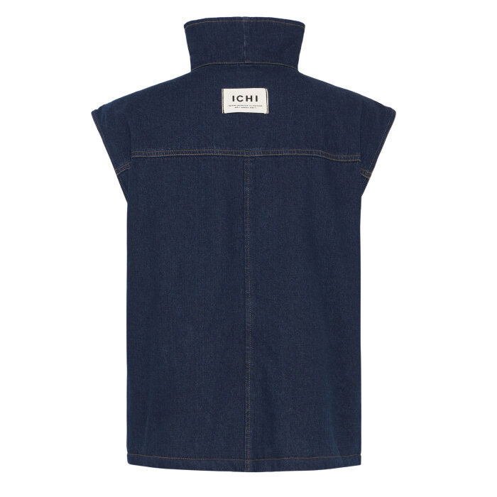 ICHI ( Dame ) - ICHI - IHHIROMA WA4 | VEST DENIM AUTHENTIC BLUE
