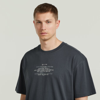 G-Star - G-Star - Multi text relaxed tee | T-shirt India Ink