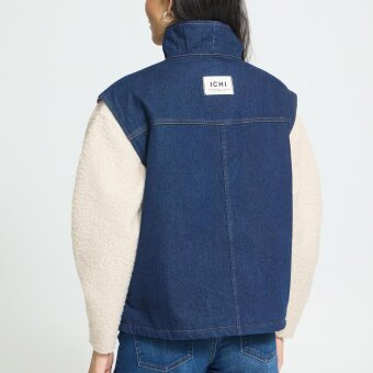 ICHI ( Dame ) - ICHI - IHHIROMA WA4 | VEST DENIM AUTHENTIC BLUE ICHI ( Dame ) - ICHI - IHHIROMA WA4 | VEST DENIM AUTHENTIC BLUE