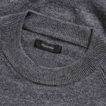 Matinique - Matinique - Hellson sweater | Strik Medium Grey Matinique - Matinique - Hellson sweater | Strik Medium Grey