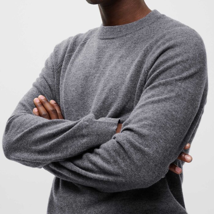 Matinique - Matinique - Hellson sweater | Strik Medium Grey