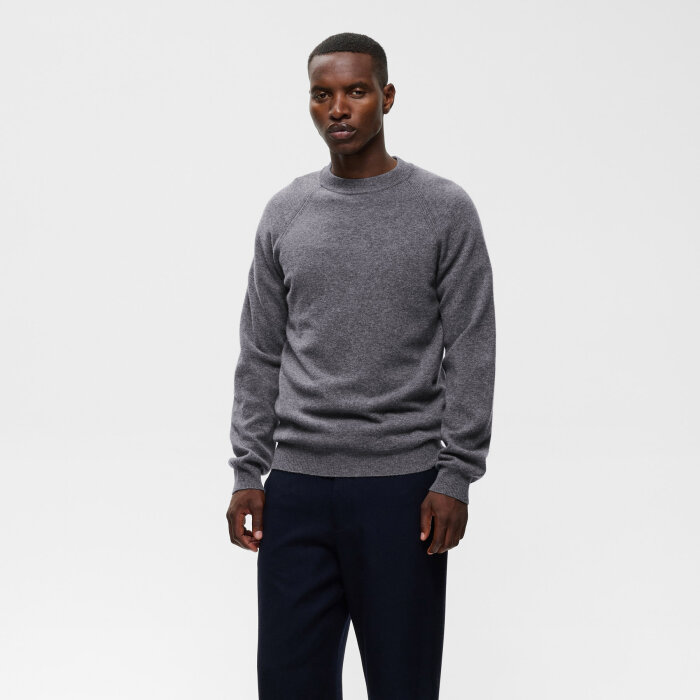 Matinique - Matinique - Hellson sweater | Strik Medium Grey