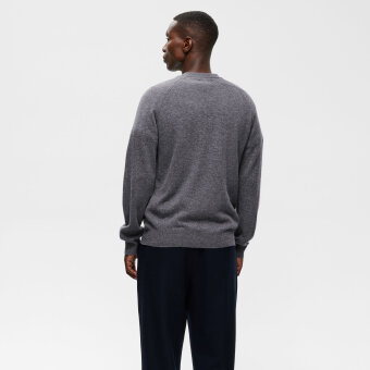 Matinique - Matinique - Hellson sweater | Strik Medium Grey Matinique - Matinique - Hellson sweater | Strik Medium Grey