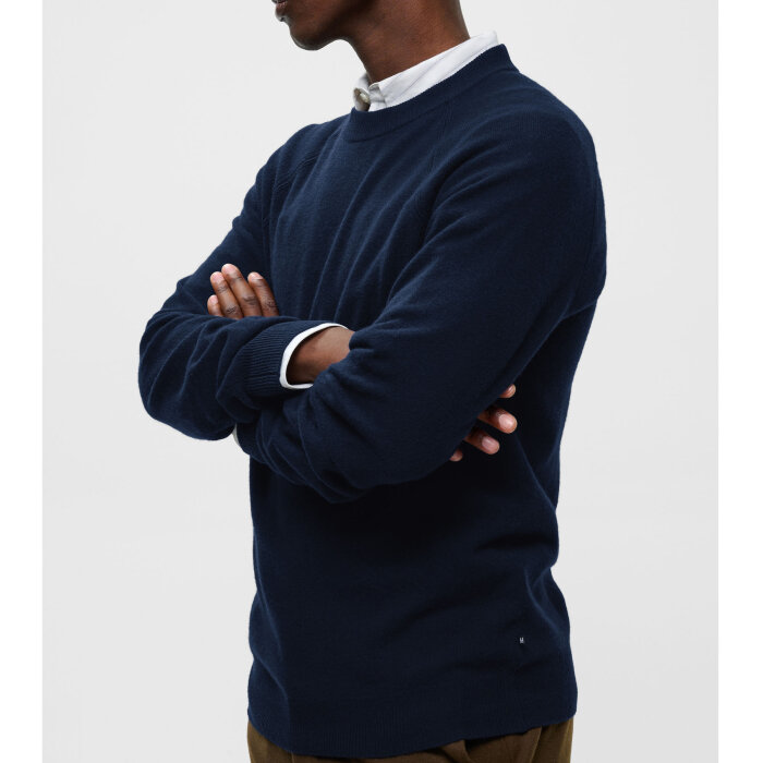 Matinique - Matinique - Hellson sweater | Strik Navy Blazer