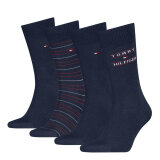Tommy Hilfiger - Tommy Hilfiger - TH socks 4 pack | Sokker Navy Tommy Hilfiger - Tommy Hilfiger - TH socks 4 pack | Sokker Navy