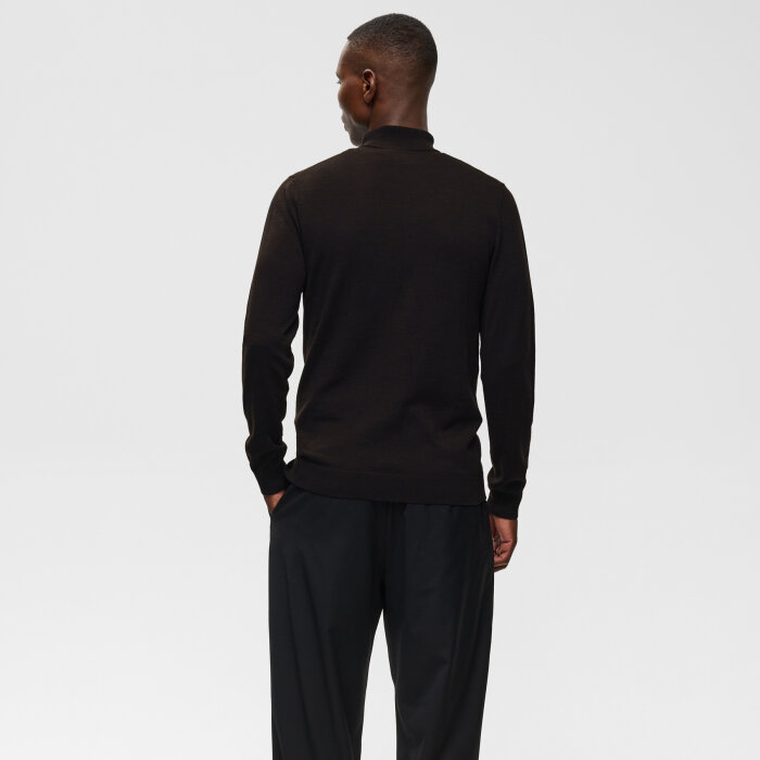Matinique - Matinique - Parcusman rollneck | Rullekrave Strik Espresso