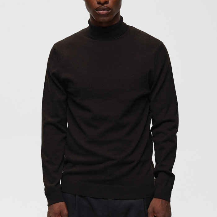 Matinique - Matinique - Parcusman rollneck | Rullekrave Strik Espresso