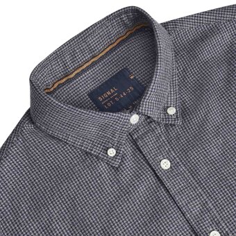 Signal - Signal - Salomon box check shirt | Skjorte Deep marine Signal - Signal - Salomon box check shirt | Skjorte Deep marine