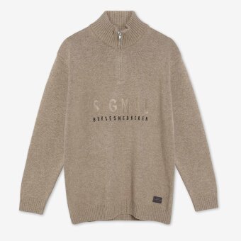 Signal - Signal - Vincent logo knit | Strik Brown Otter Signal - Signal - Vincent logo knit | Strik Brown Otter