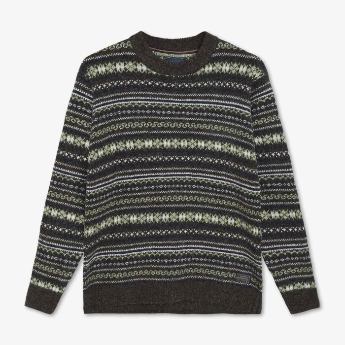 Signal - Signal - Vagner fair isle knit | Strik Evergreen Jacquard