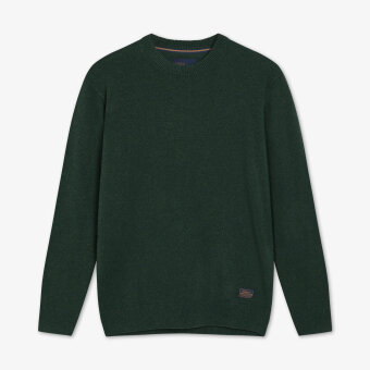 Signal - Signal - Ricco crew neck sweater | Strik Evergreen Mel Signal - Signal - Ricco crew neck sweater | Strik Evergreen Mel