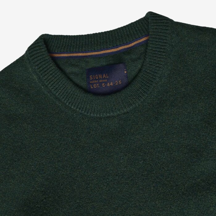 Signal - Signal - Ricco crew neck sweater | Strik Evergreen Mel