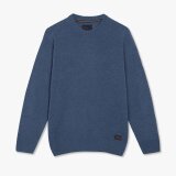 Signal - Signal - Ricco crewneck sweater | Strik True Blue Mel Signal - Signal - Ricco crewneck sweater | Strik True Blue Mel