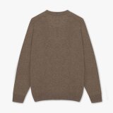 Signal - Signal - Ricco crewneck sweater | Strik Brown Otter Mel Signal - Signal - Ricco crewneck sweater | Strik Brown Otter Mel