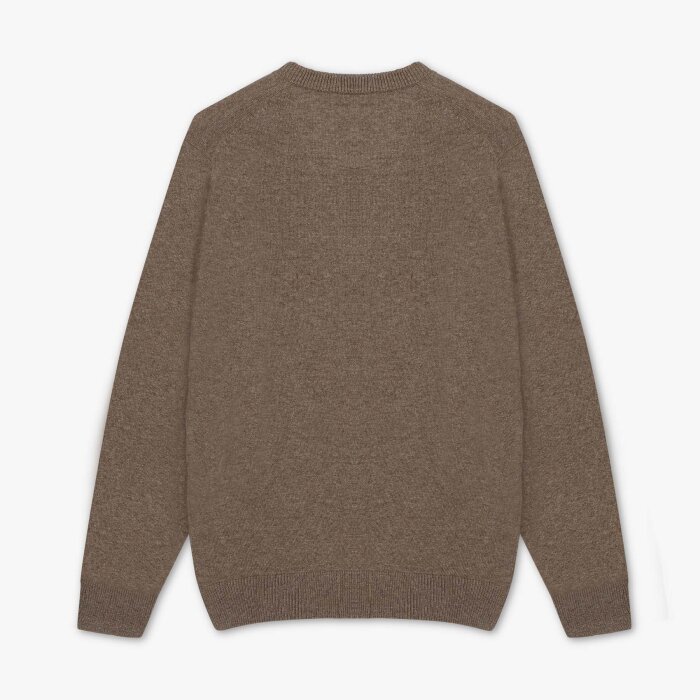 Signal - Signal - Ricco crewneck sweater | Strik Brown Otter Mel