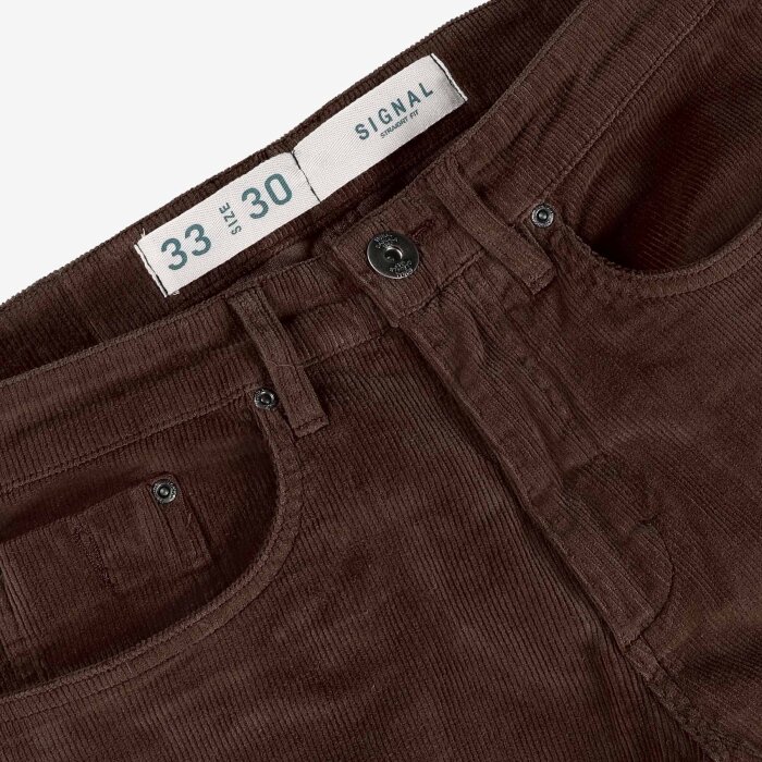 Signal - Signal - Cordor corduroy pants | Fløjlsbuks Hazel Brown