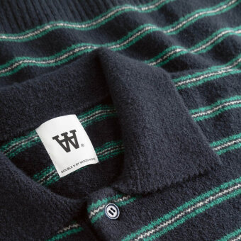 Double A by Wood Wood - Wood Wood - Calle polo | Strik Salute Stripe Double A by Wood Wood - Wood Wood - Calle polo | Strik Salute Stripe